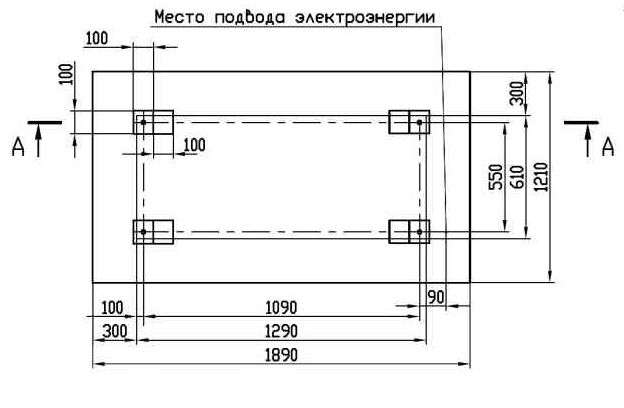 Монтажный чертеж долбежного станка ГД200
